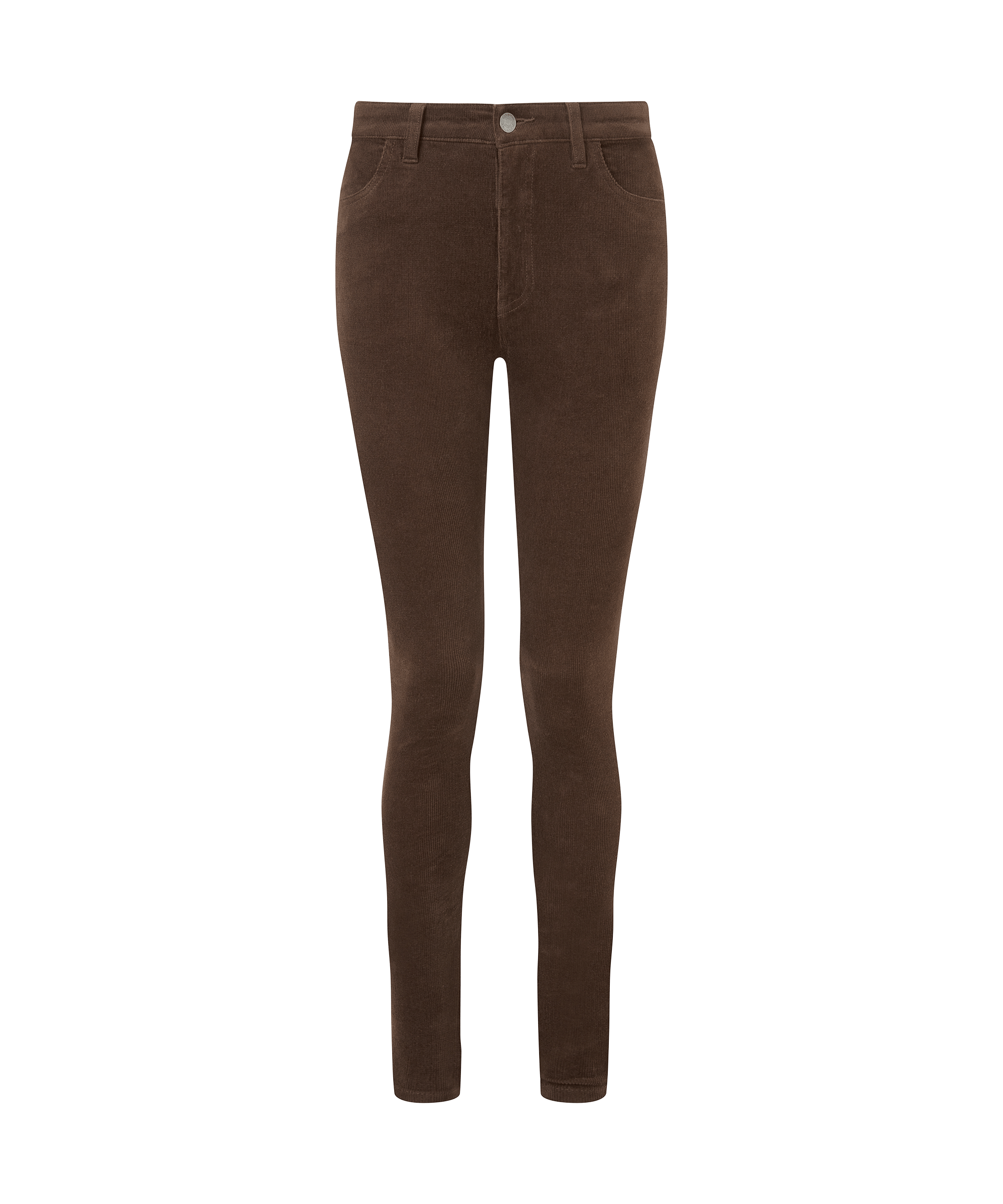 Schöffel Women's Clover Cord Jean in Brown — slim-fit high-waisted corduroy jeans in a rich warm brown, a versatile and seasonally appropriate country trouser for town and estate alike