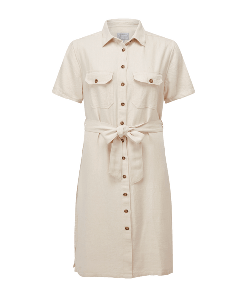 Daisy Linen Dress - Oat Daisy Linen Dress - Oat