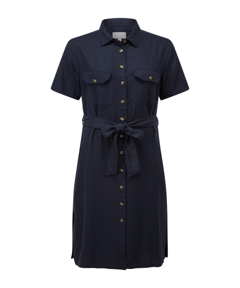 Women's Daisy Linen Dress Navy | Schffel Country US Women's Daisy Linen Dress Navy | Schffel Country US