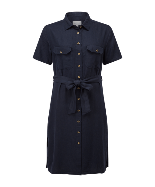 Women's Daisy Linen Dress Navy | Schffel Country US Women's Daisy Linen Dress Navy | Schffel Country US