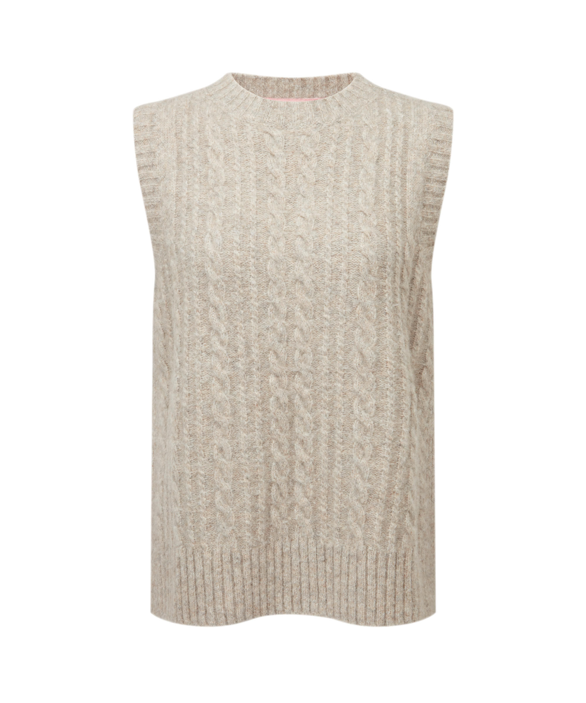 Evie Sleeveless Jumper - Cobblestone