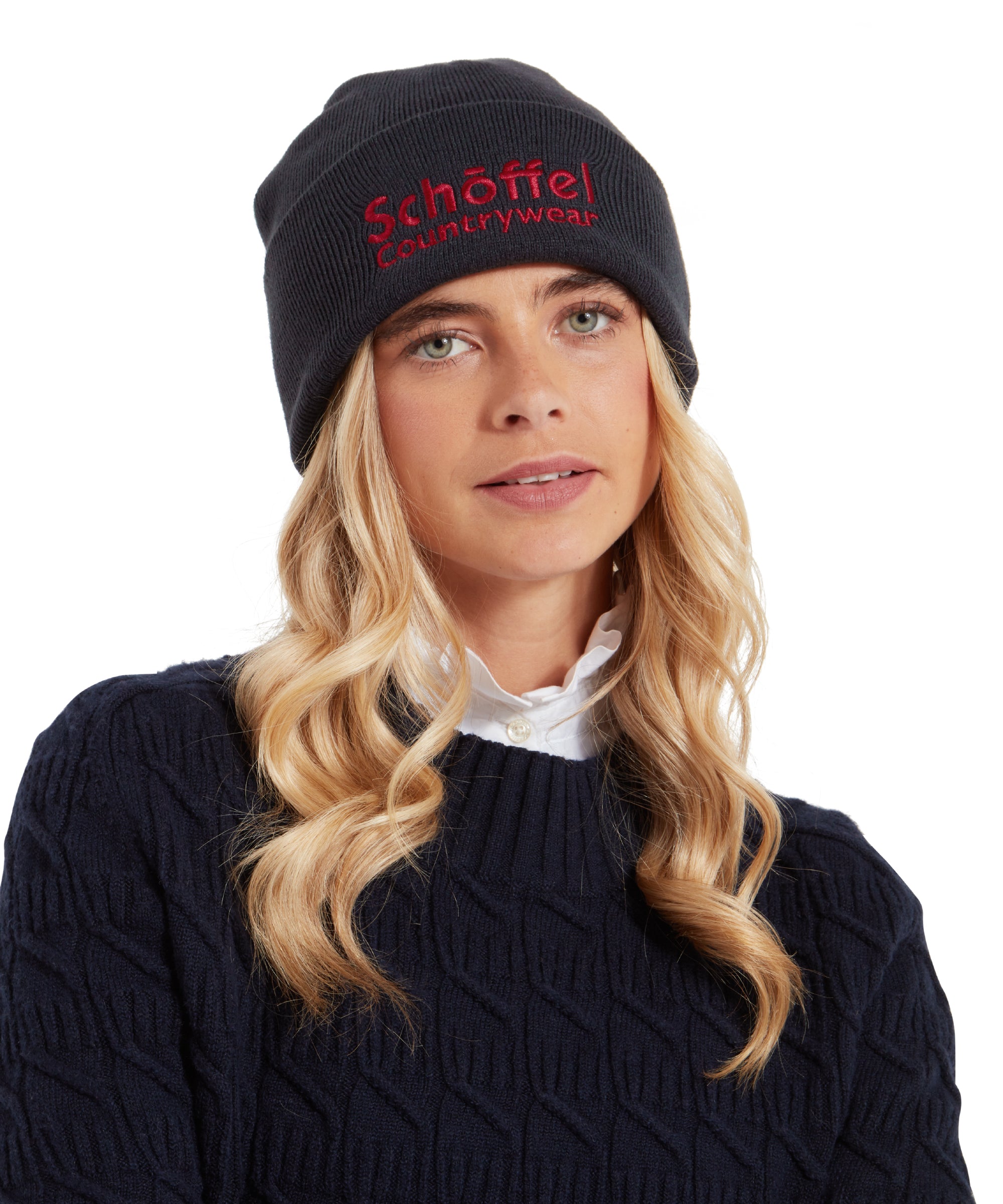 Exeter Beanie Hat - Navy