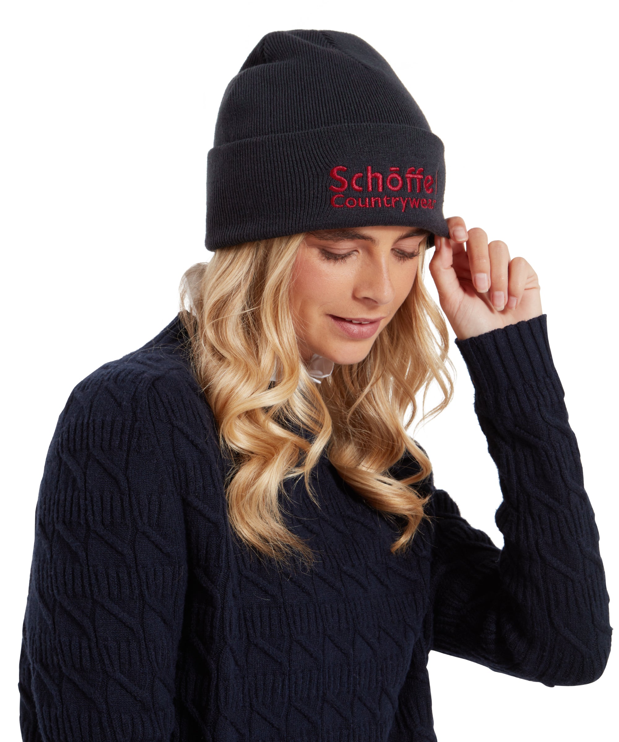 Exeter Beanie Hat - Navy