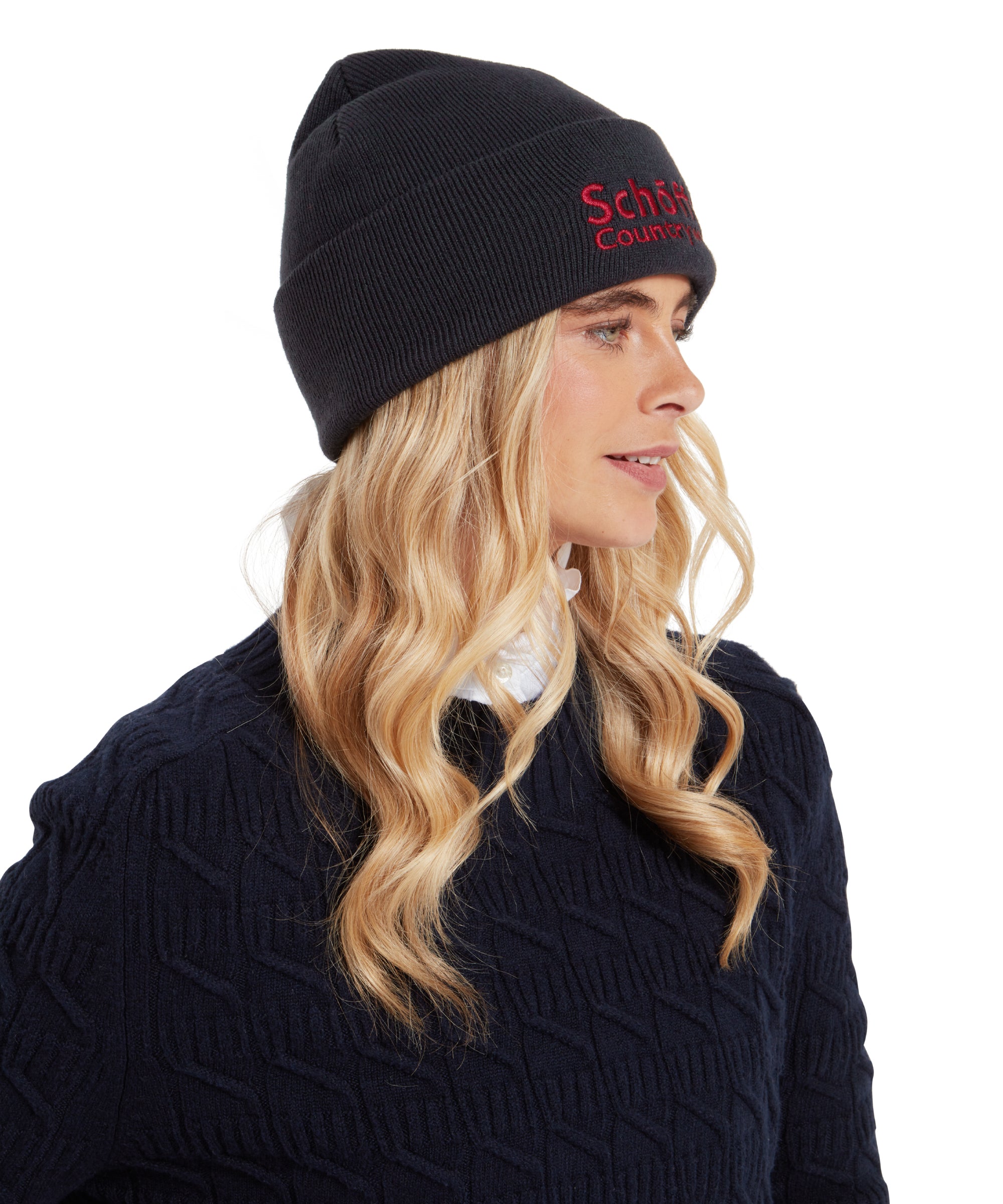 Exeter Beanie Hat - Navy