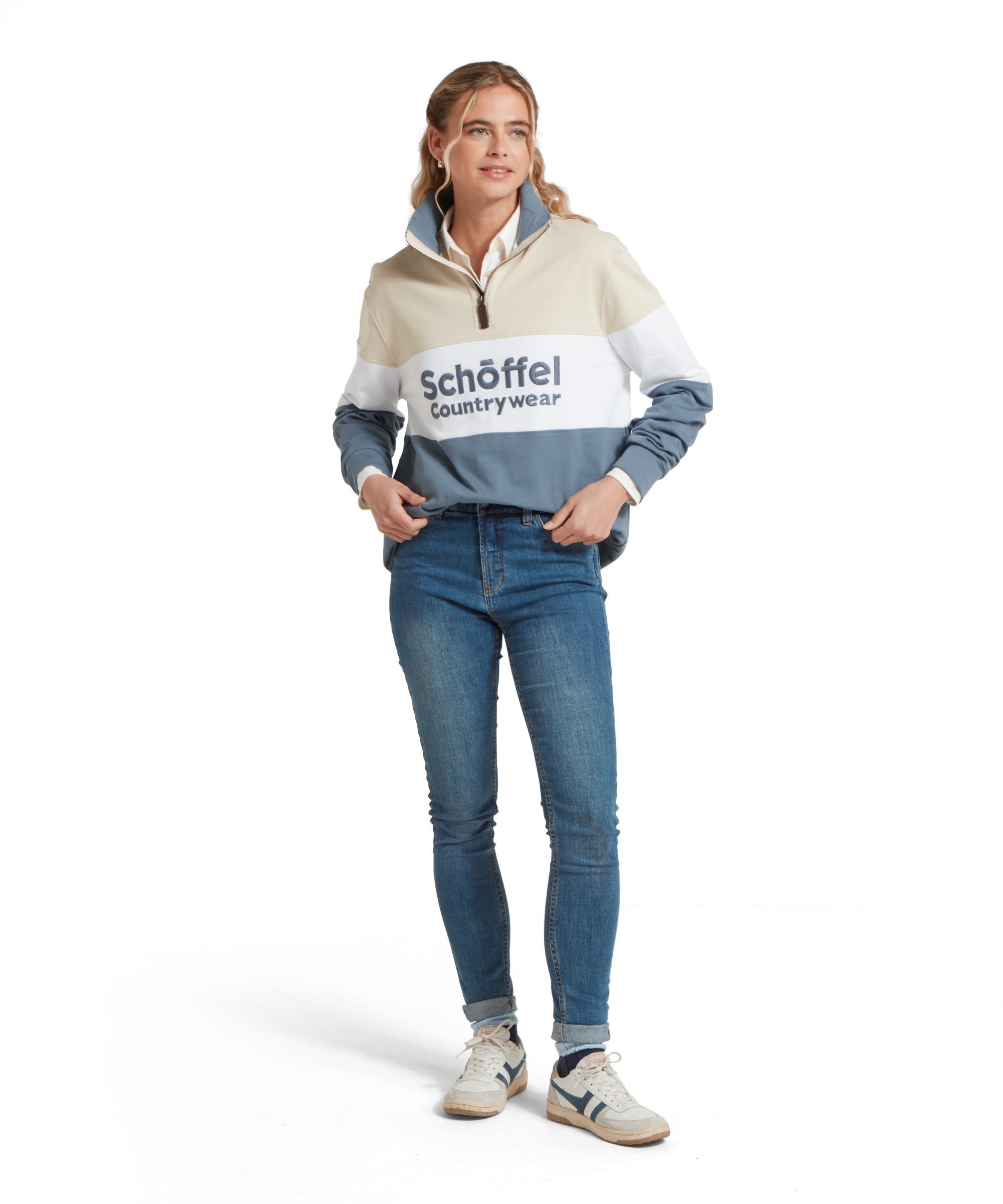 Men's Exeter Heritage Quarter Zip Stone | Schöffel Country US