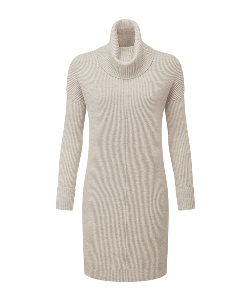 Women's Filey Roll Neck Dress Beige | Schffel Country US