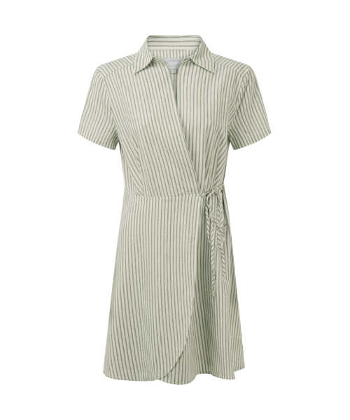 Women's Fleur Linen Dress Green