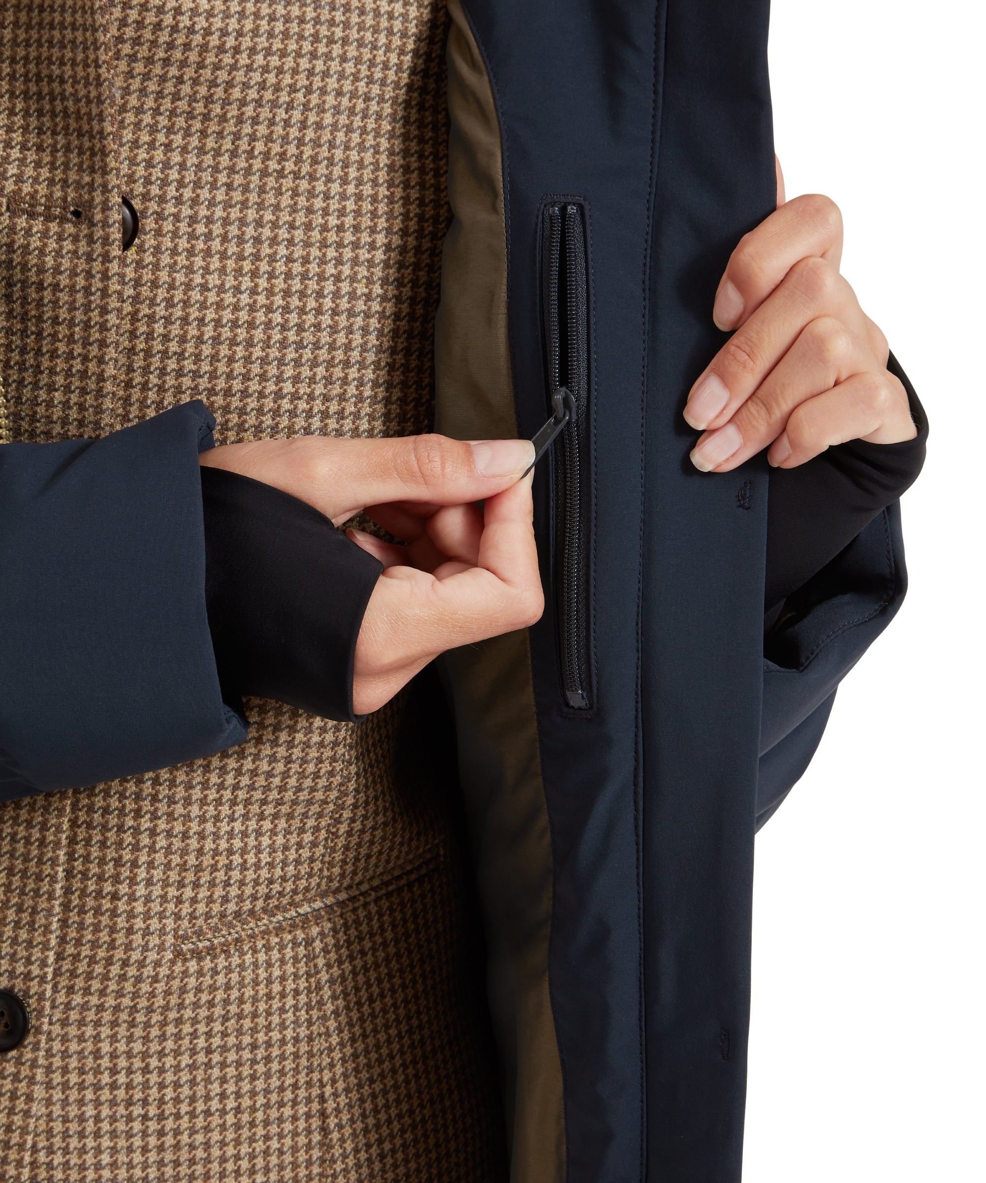 Women's Hurlingham Waterproof Down Coat Navy | Schöffel Country US