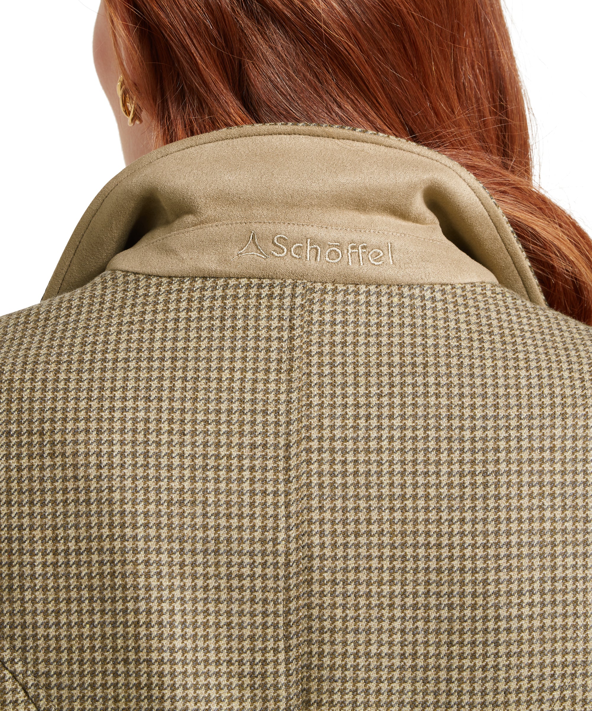 Isla Tweed Blazer - Houndstooth Tweed