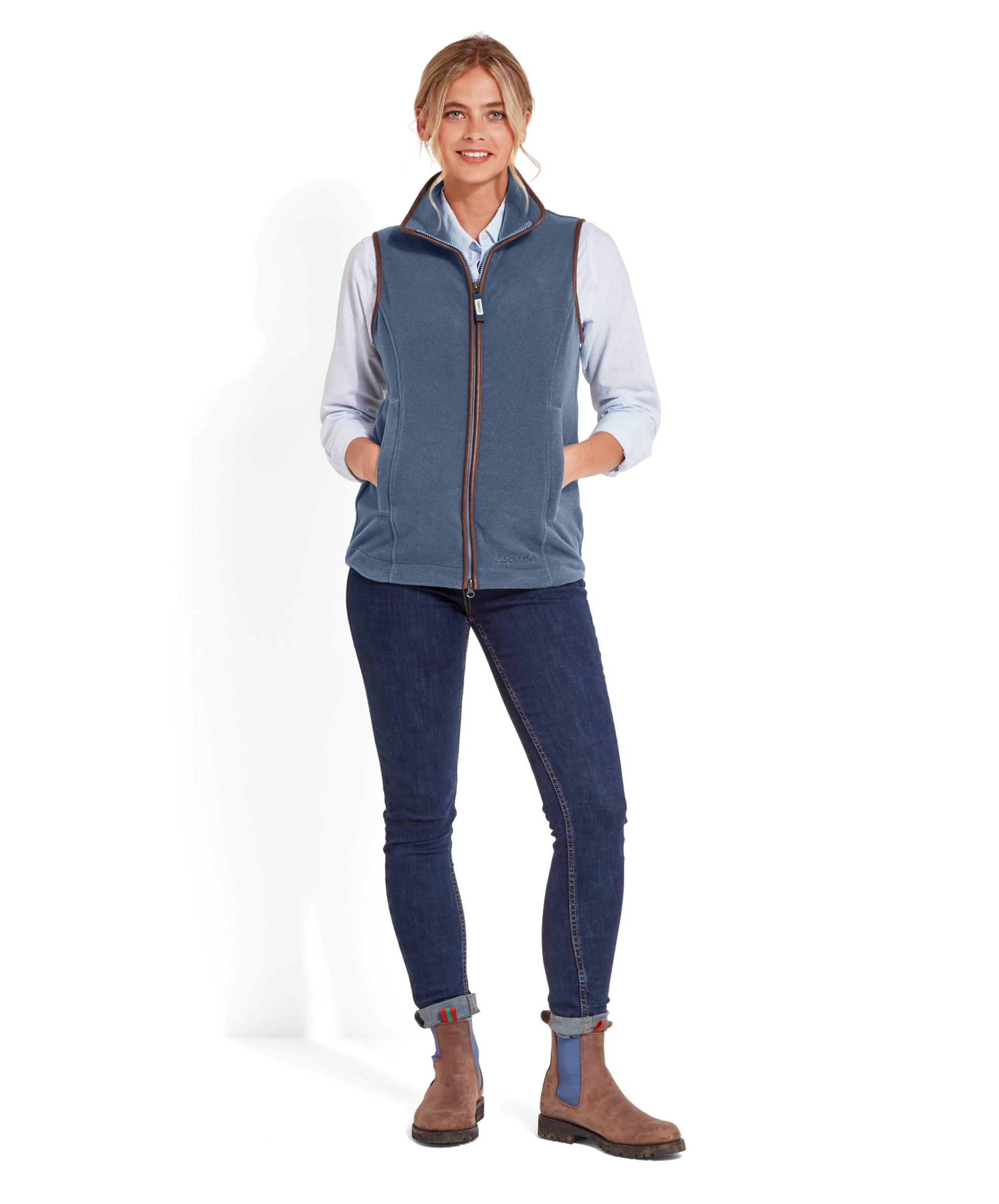 Women's Lyndon Fleece Gilet Storm Blue | Schöffel Country
