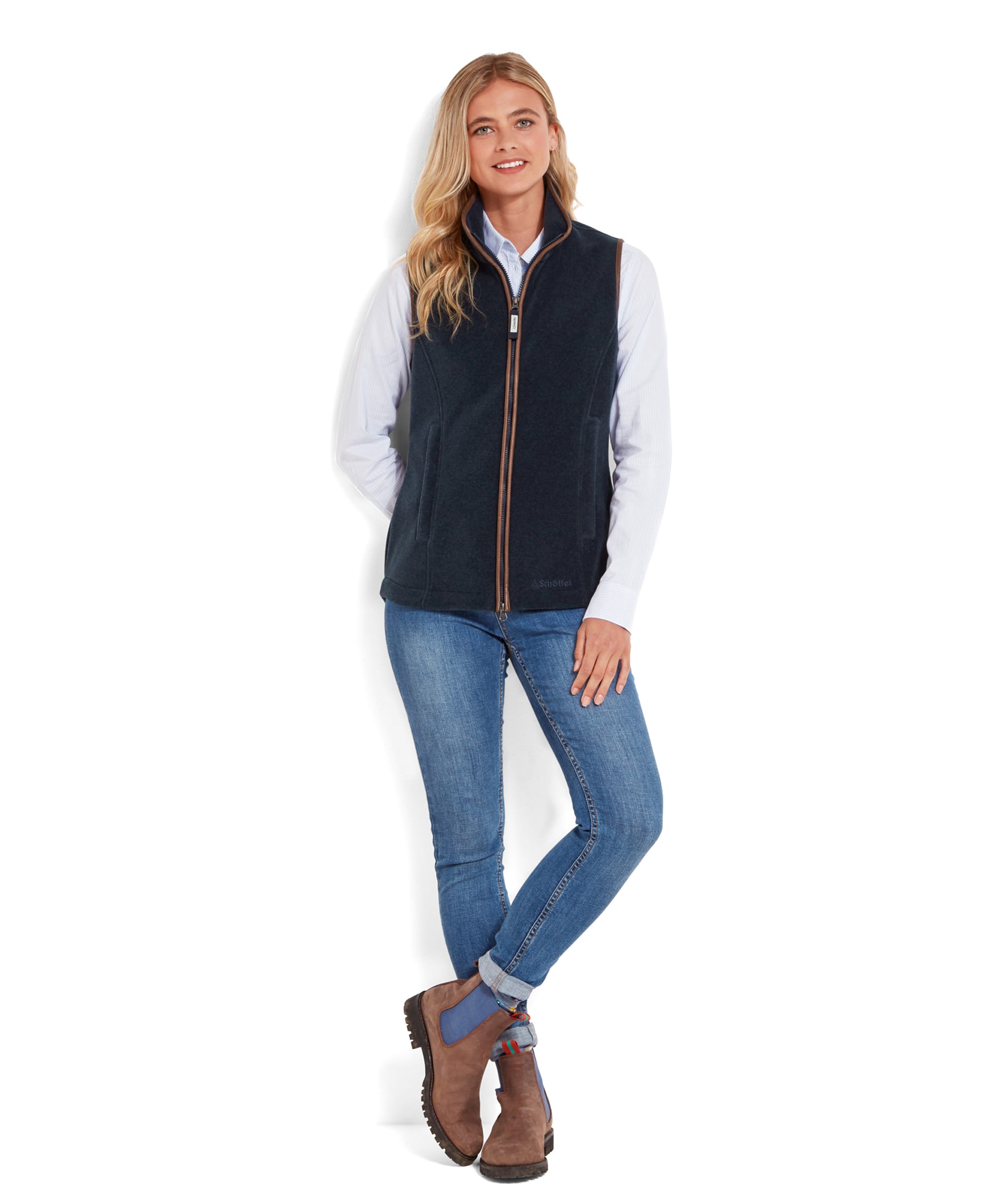 Women's Lyndon Fleece Vest Petrol Blue | Schöffel Country US