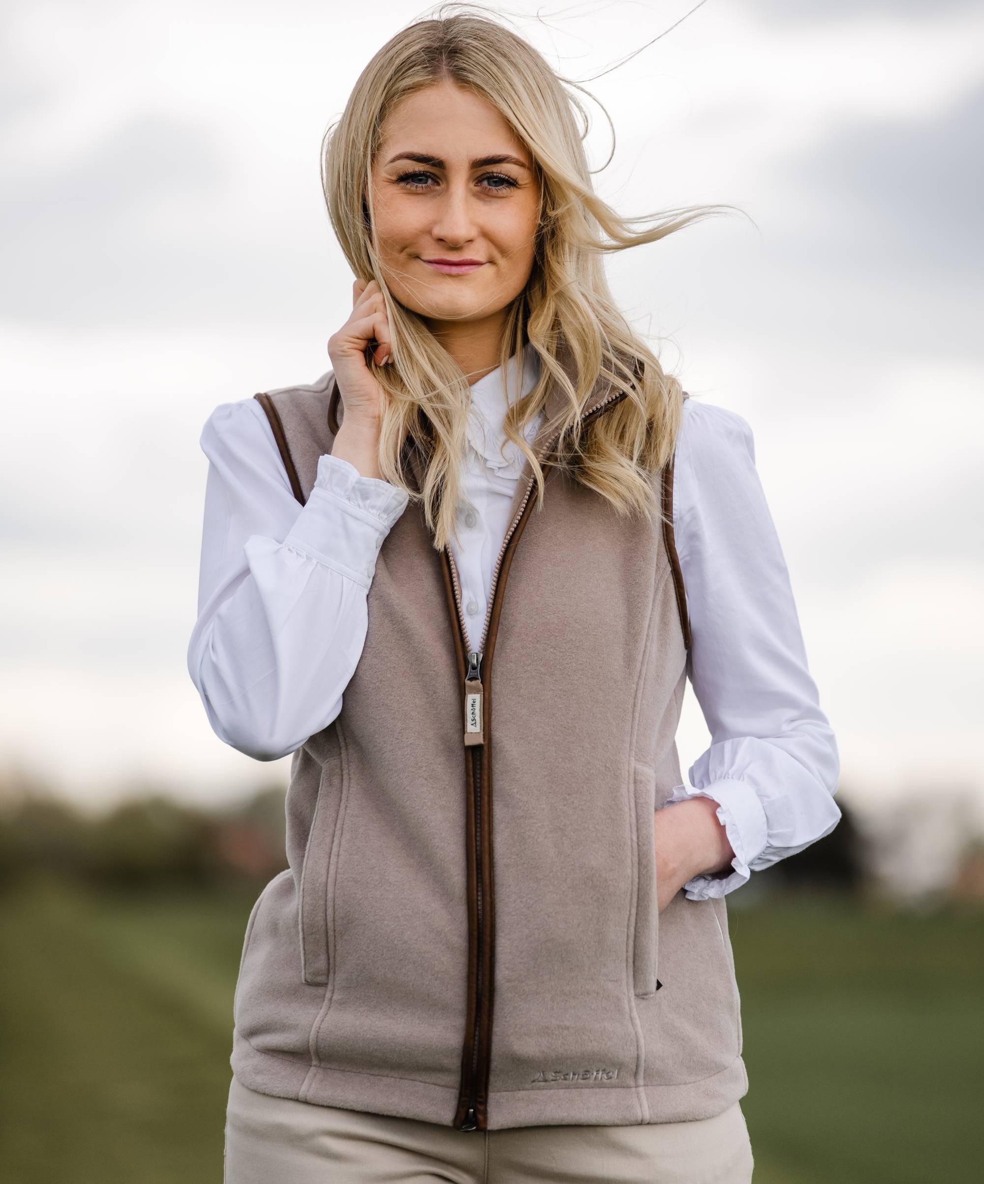 Women's Lyndon Fleece Vest Mushroom | Schöffel Country US