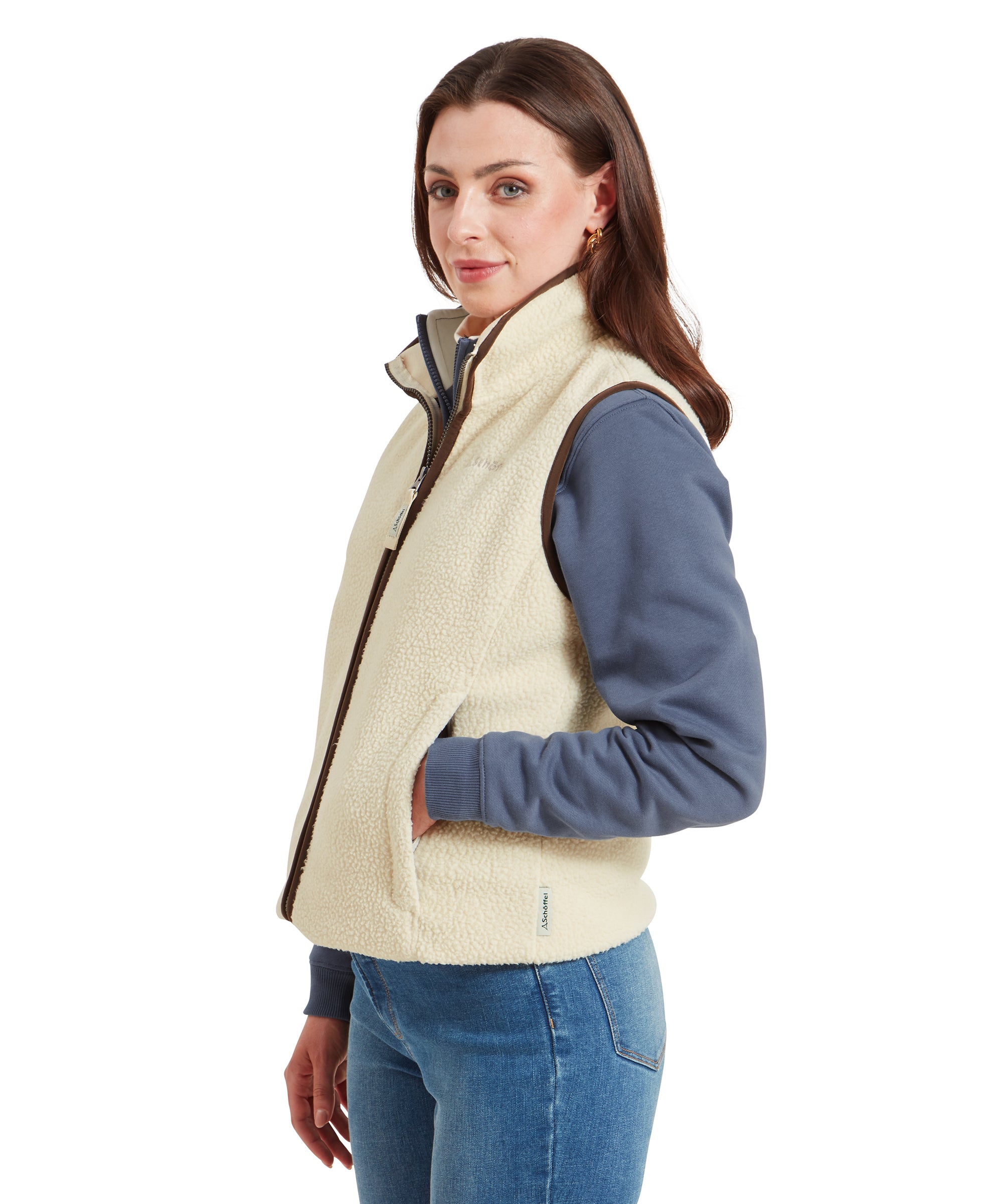 Women's Lyndon Retro Fleece Vest Cream | Schöffel Country US
