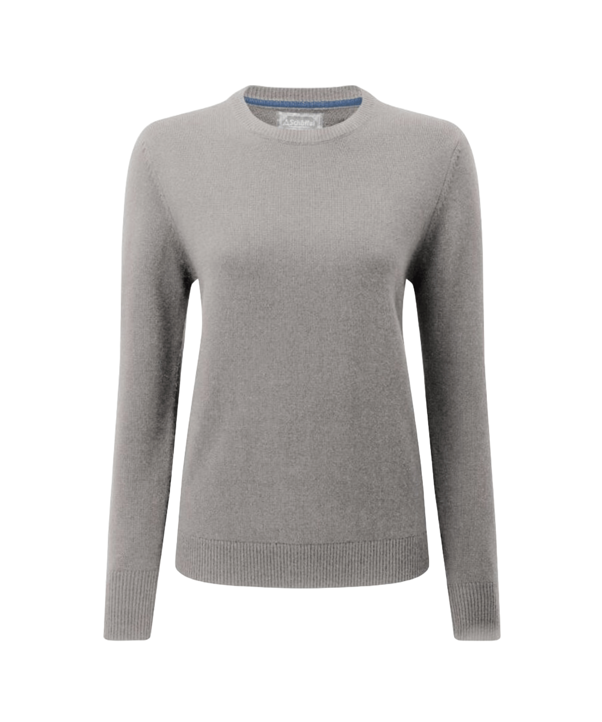 Women s Merino Crew Neck Grey Schoffel Country