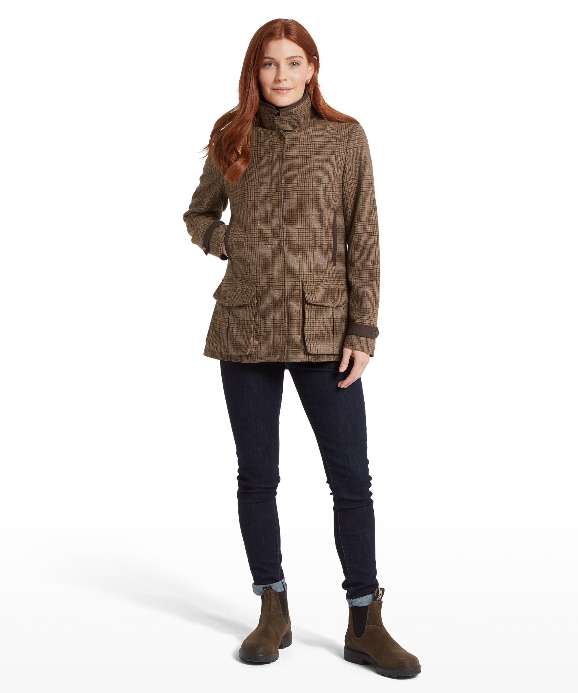 Murra Tweed Coat - Teviot Tweed