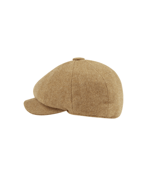 Women's Newsboy Cap Oak Herringbone Tweed | Schöffel Country US