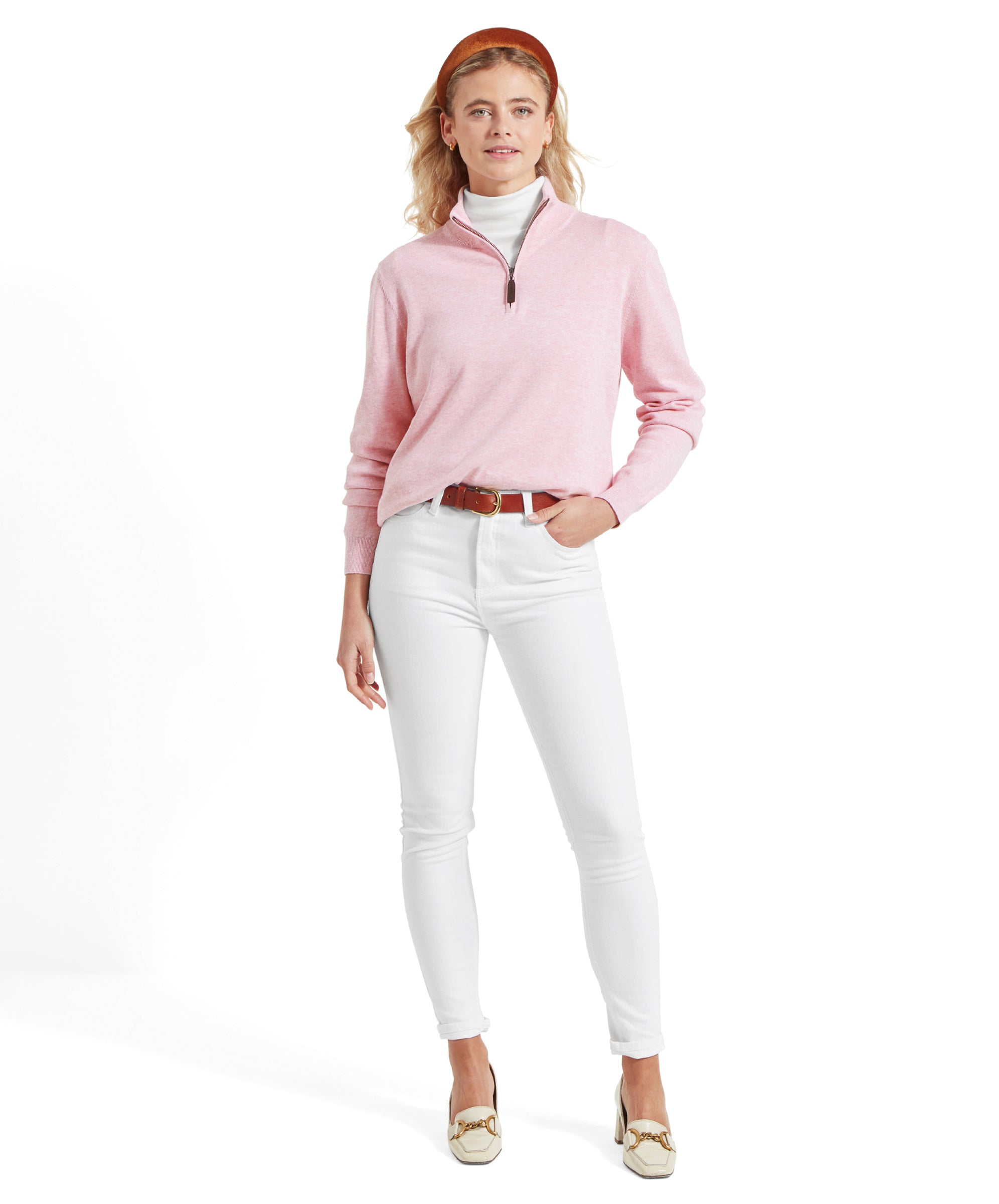 Women's Polperro Quarter Zip Pink | Schöffel Country US