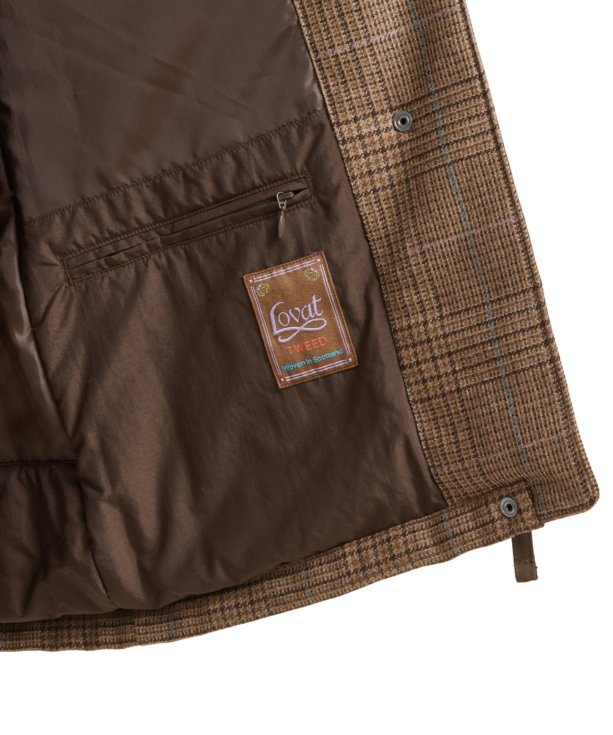 Women's Ptarmigan Tweed Coat - Teviot Tweed