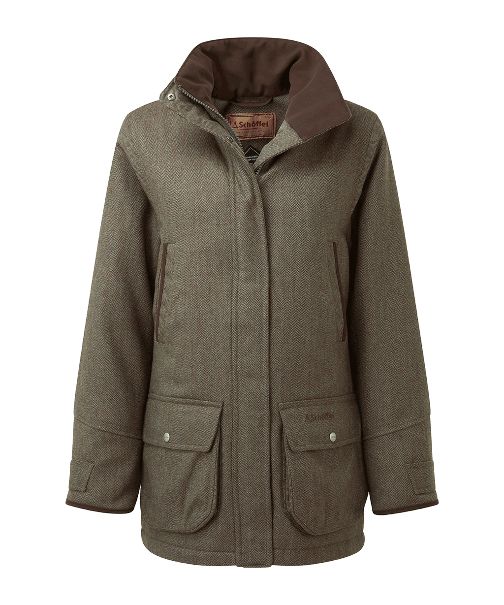 Tweed Shawl Scarf Cape Coat Women
