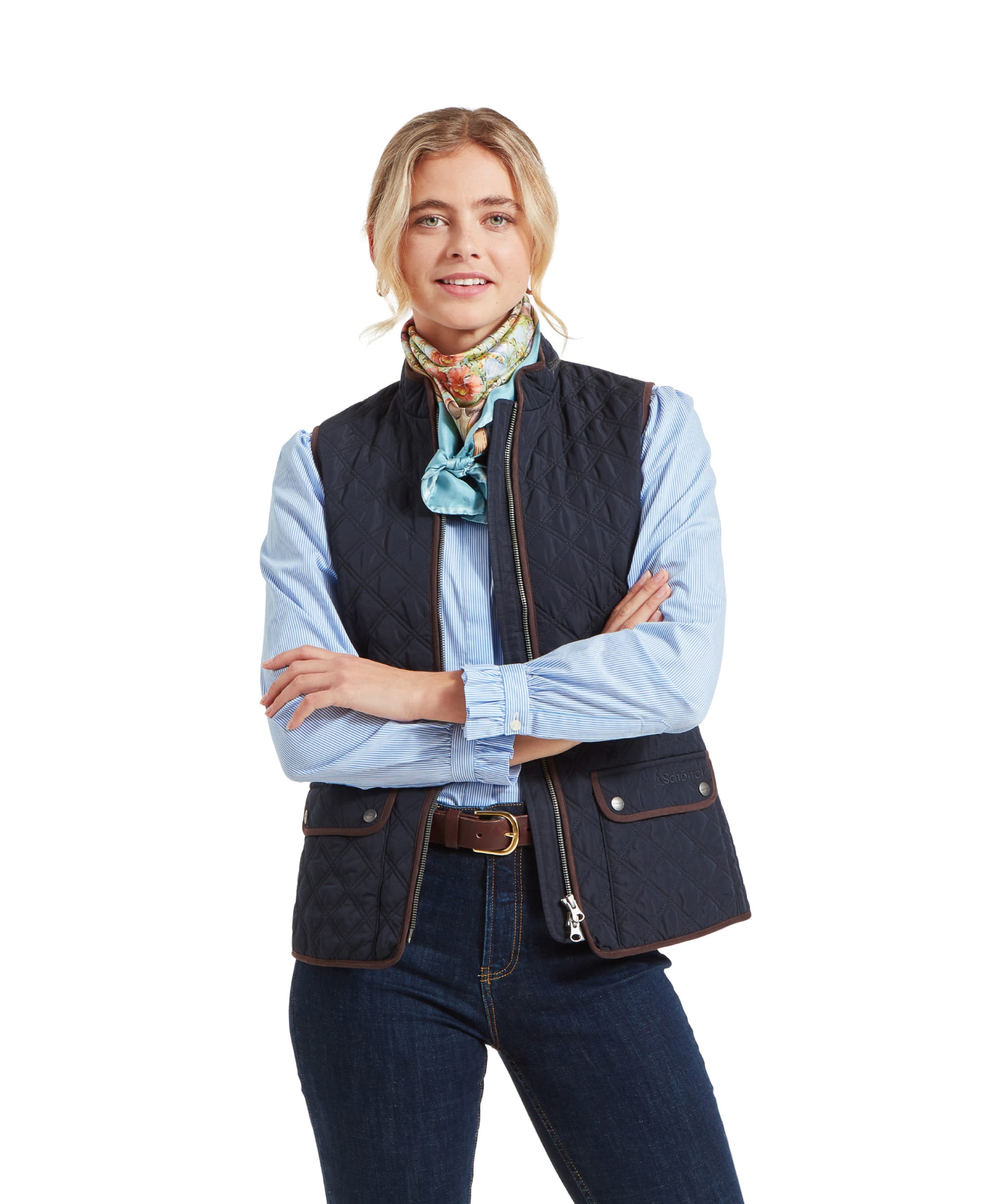 Women's Quilt Vest Blue | Schöffel Country US