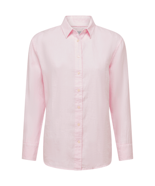 【ULLALA】Shuaren short sleeve women's fair pink Women's Salthouse Linen Shirt Pale Pink | Schöffel Country US