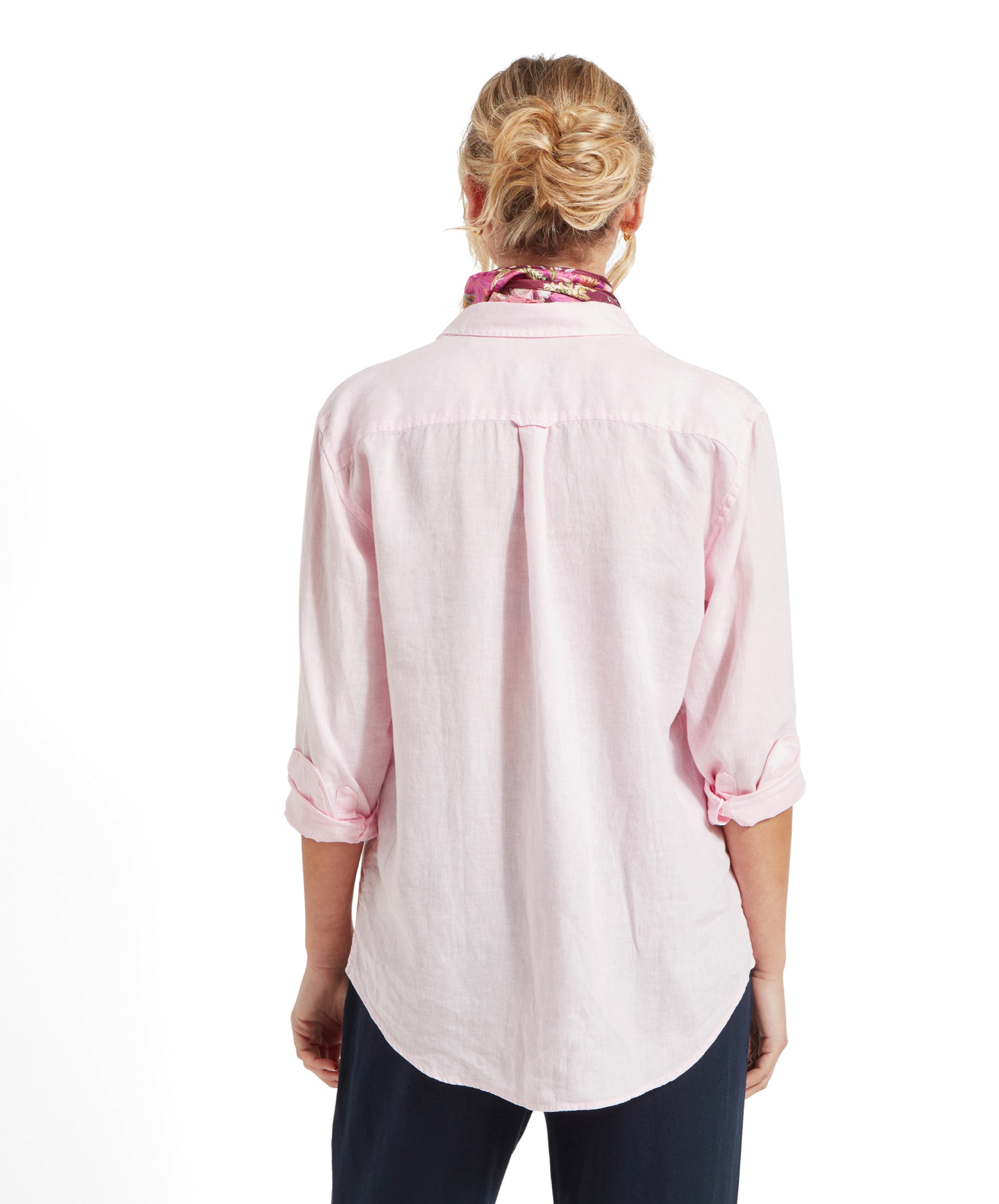 Women's Salthouse Linen Shirt Pale Pink Women's Salthouse Linen Shirt Pale Pink