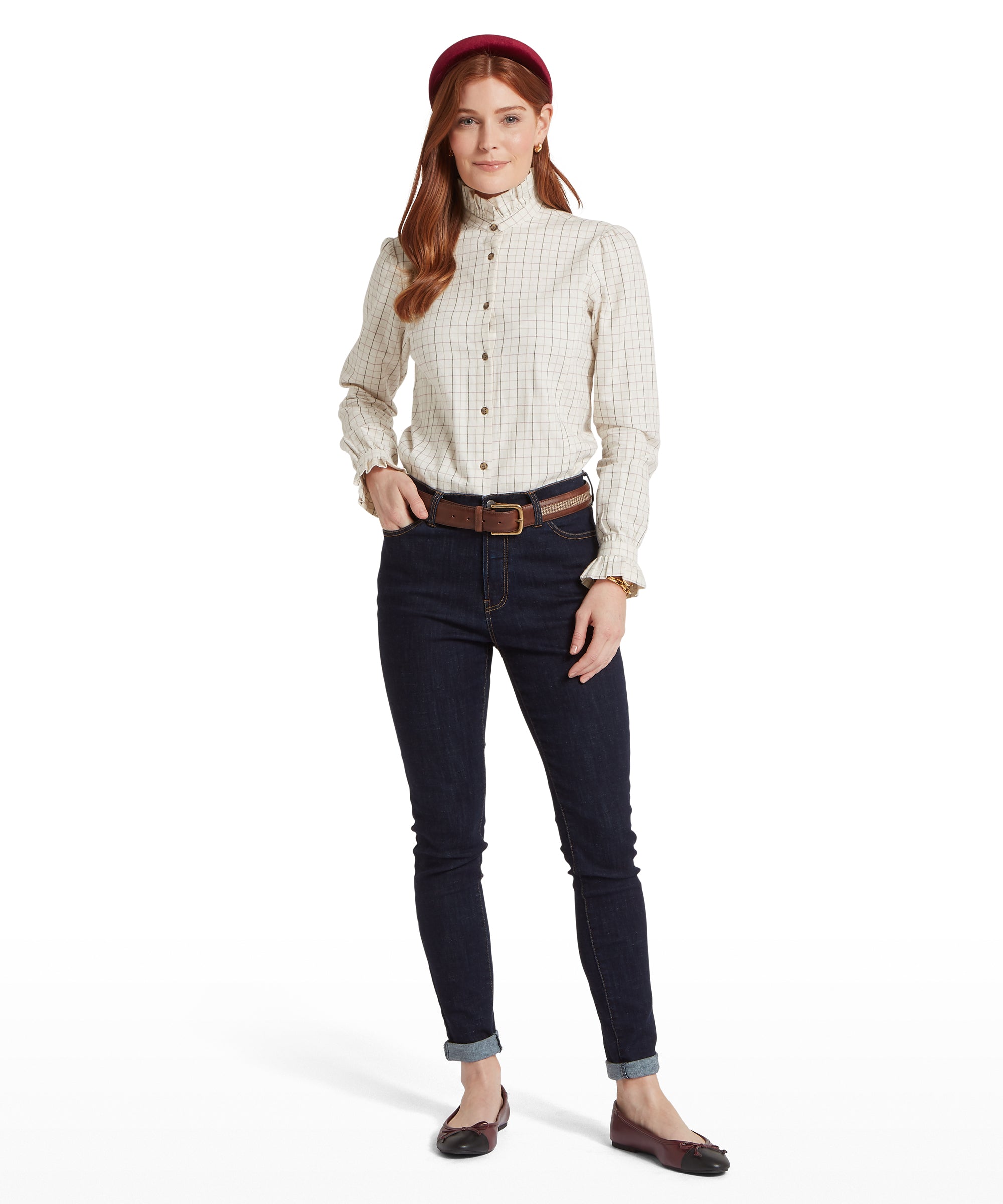 Sheringham Shirt - Cobblestone Tattersall