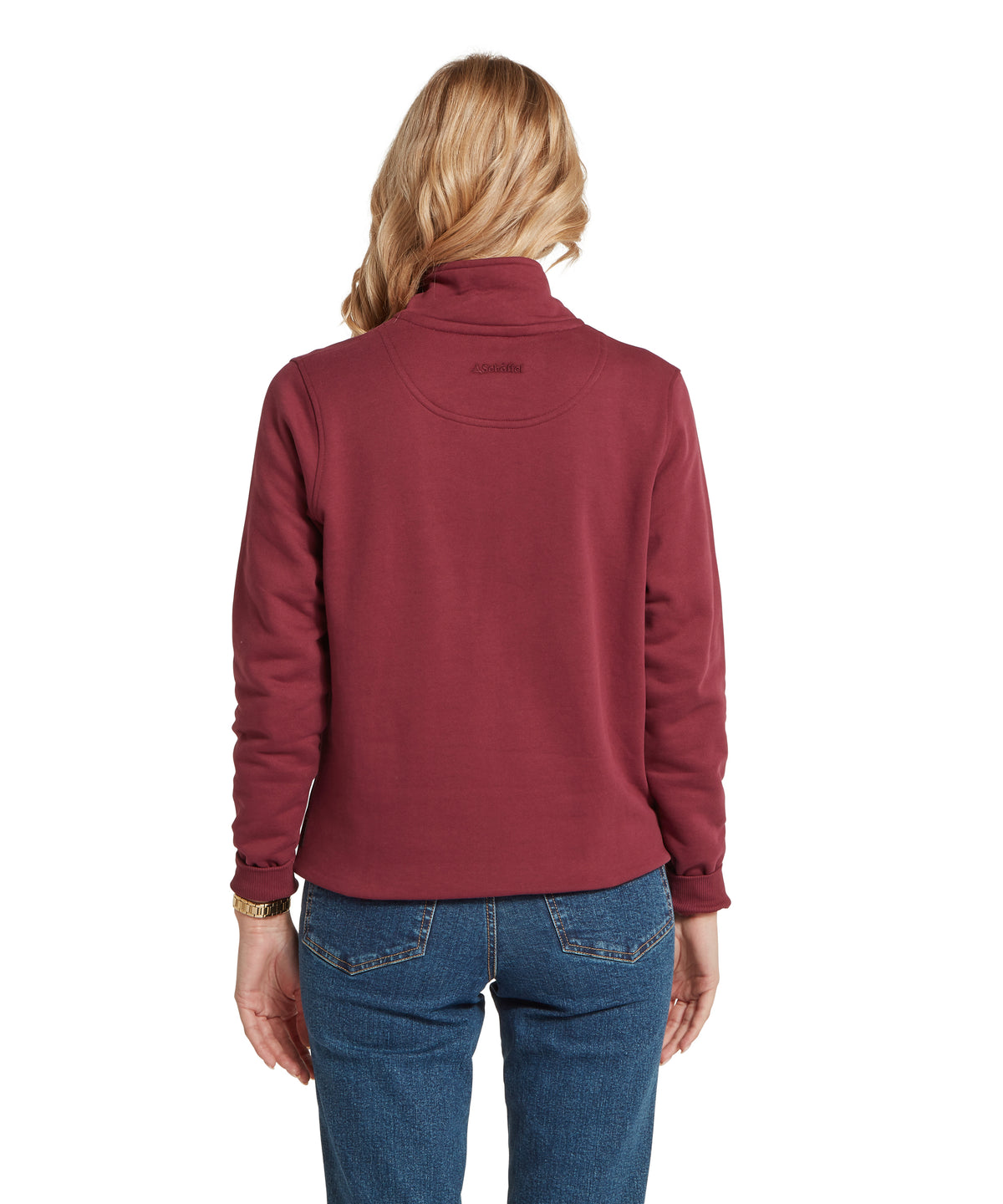 St Issey Sweatshirt for women in Red, from Schöffel, subtle brand logo