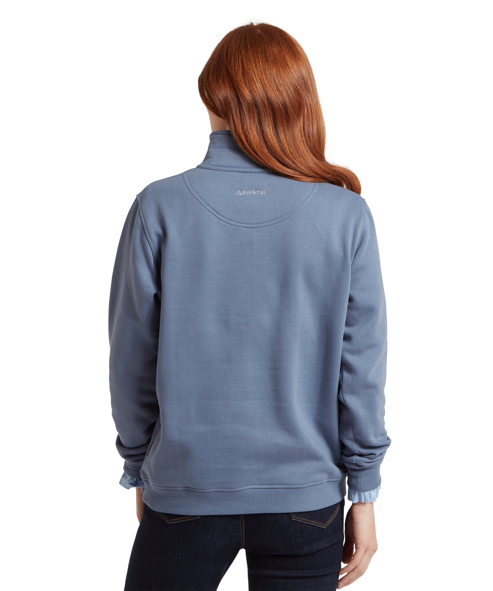 St Issey Quarter Zip Sweatshirt - Storm Blue