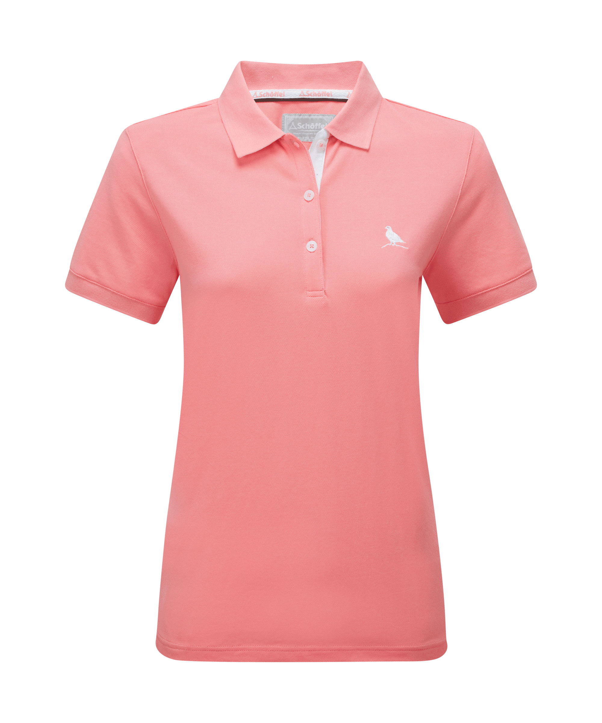 Pink polo shirts womens clearance