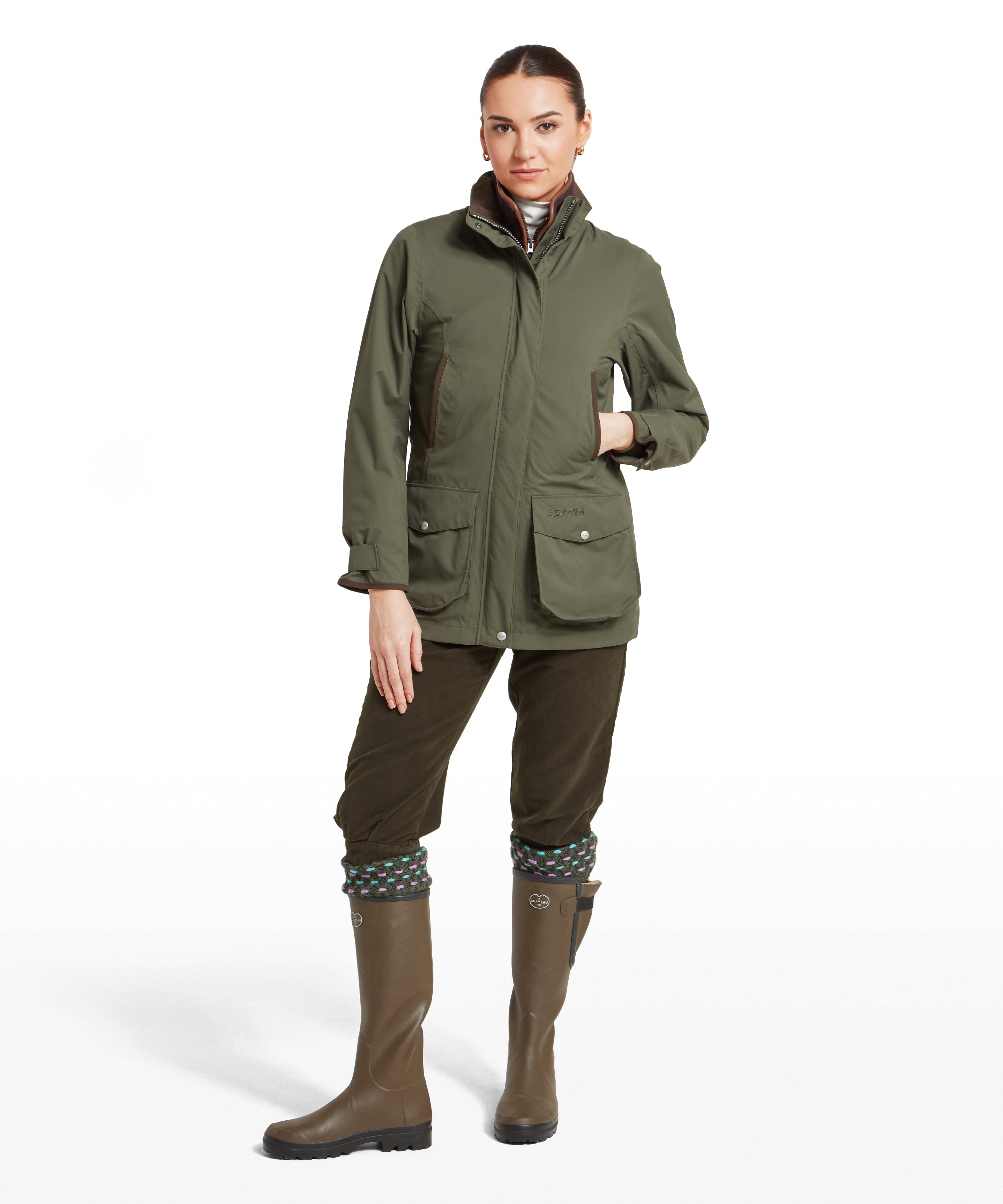 Teal Ultralight Coat - Forest