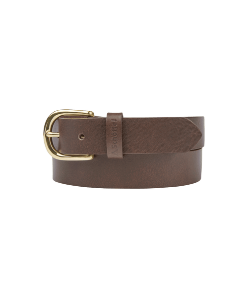 Ceinture En Cuir TOM TAILOR Femme Marron Foncé - Taille 75, Neuve Avec étiquettes