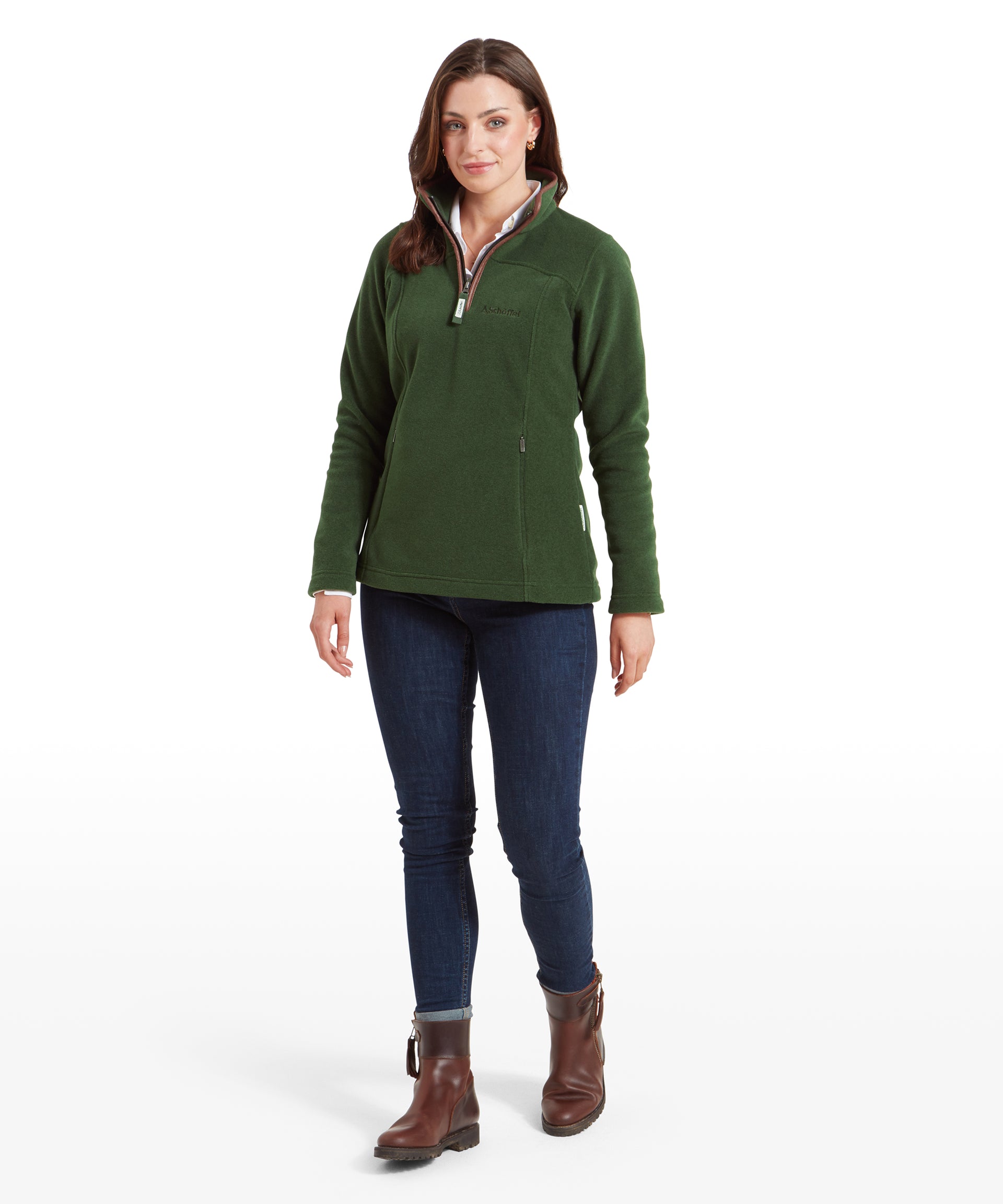 Women's Tilton II Quarter Zip Fleece Green | Schöffel Country