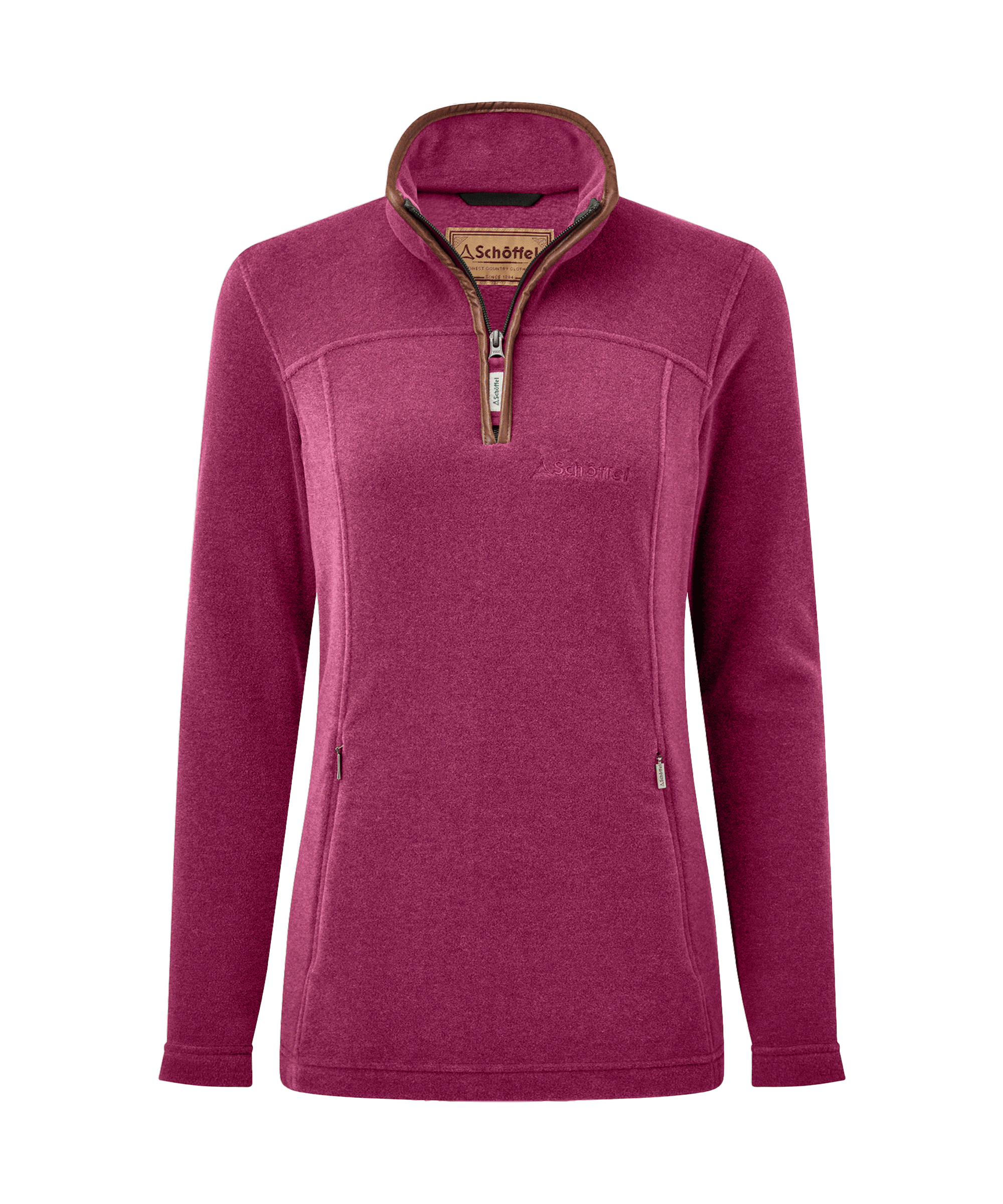 Tilton II Quarter Zip Fleece Mulberry