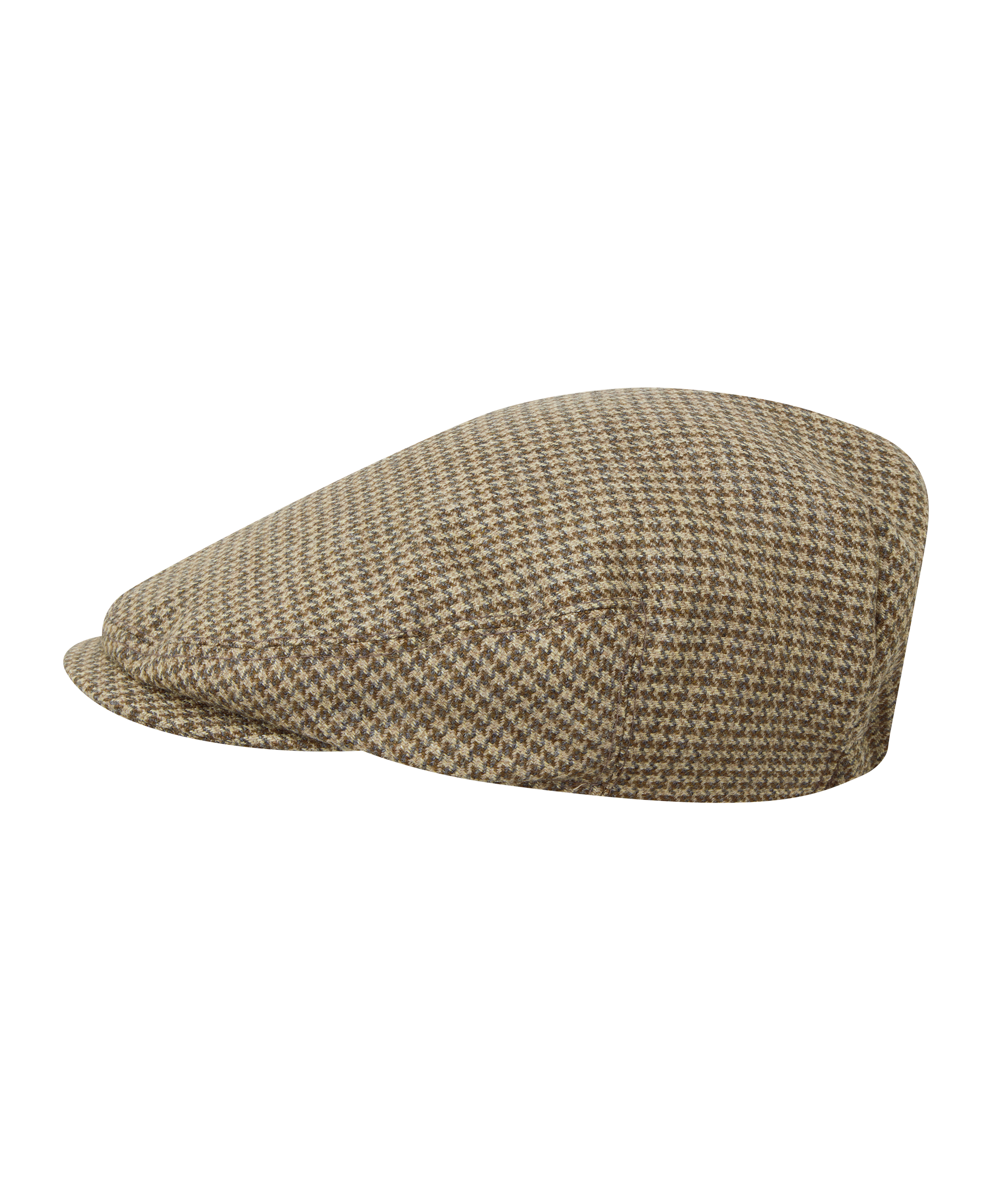 Women's Tweed Cap - Houndstooth Tweed