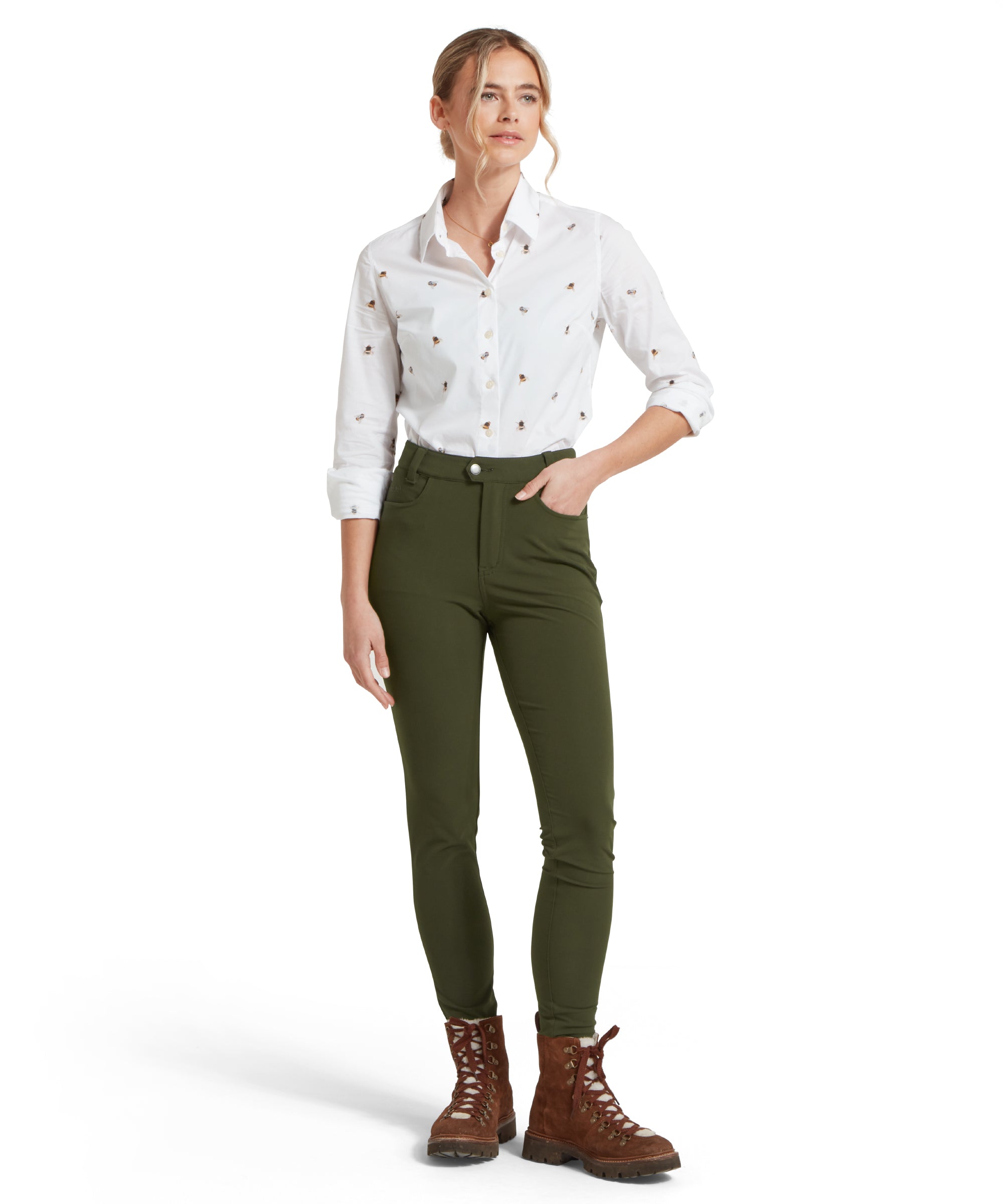 Women's Water Repellent Trouser Green | Schffel Country US Women's Water Repellent Trouser Green | Schffel Country US