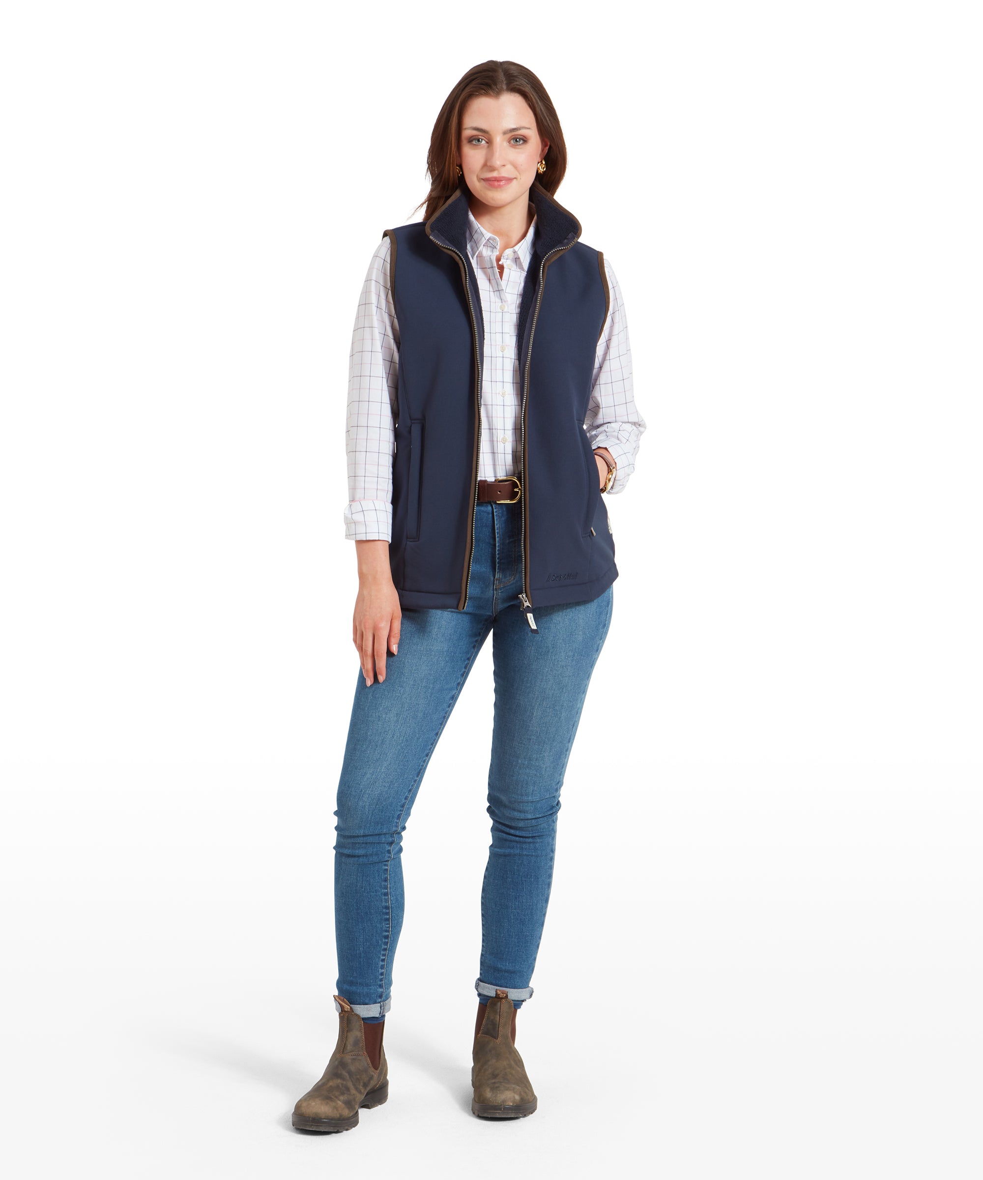 Women s Belton Gilet Navy Schoffel Country